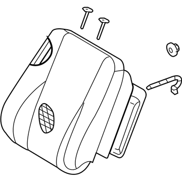 Hyundai 88300-2E026-G8M Back Assembly-Front Seat Driver