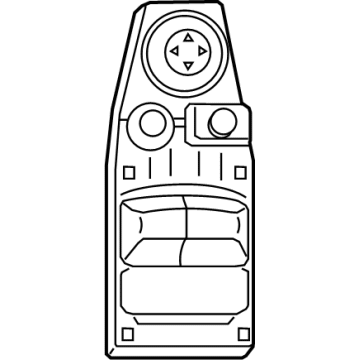 BMW 61-31-9-354-852 Door Window Switch Left