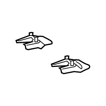 Lexus 72137-48170-C0 Cover, Seat Track Bracket