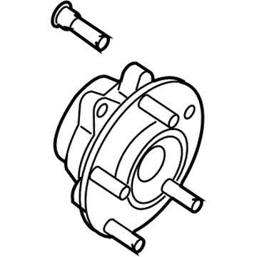 Nissan 40202-JG01B HUB ASSY ROAD WHEEL