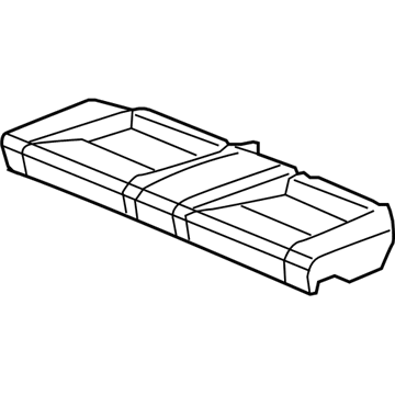 Honda 82132-SVA-A01 Pad & Frame, Rear Seat Cushion