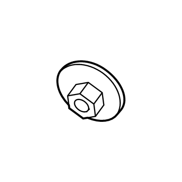 Ford -W718611-S900 Nut And Washer Assembly - Castle