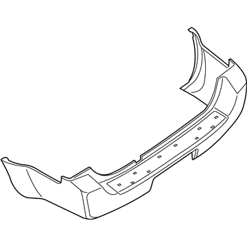 Nissan 85022-EA520 Bumper Set-Rear