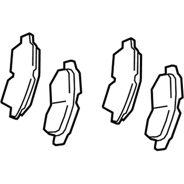 Toyota 04465-07010 Front Pads
