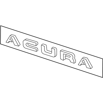 Acura 75713-S0K-A00 Emblem, Rear (Acura)
