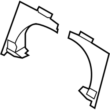 Hyundai 85784-2H000 Trim-Partition Side LH