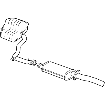 Mopar 4578378AF Exhaust Muffler And Resonator