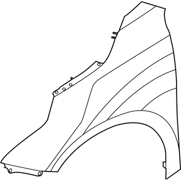 Kia 66311M7000 Panel-Fender, LH