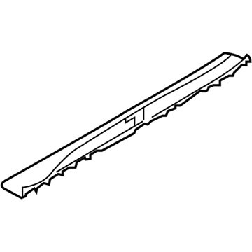 Nissan 769B0-1EA0A Plate-Kicking, Front Outer RH