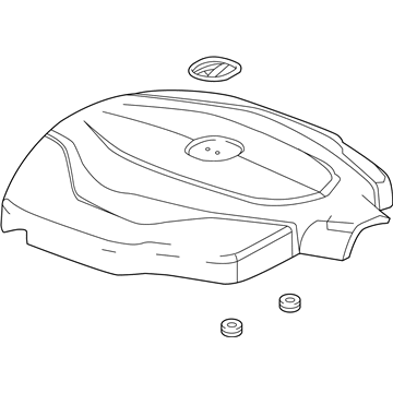Acura 17121-5J2-A00 Cover Assembly, Engine