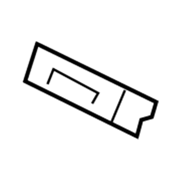 Lexus 76311-60030-A1 MOULDING, Front Door, Upper