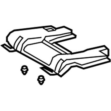 Lexus 79374-60080-C0 Cover, NO.3 Seat Leg