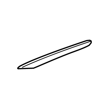 Nissan 85075-5AA0A Moulding-Rear Bumper, LH