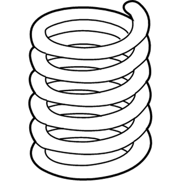 BMW 33-53-9-806-823 Rear Coil Spring