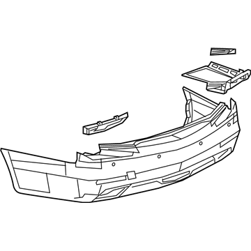 GM 22934286 Bumper Cover