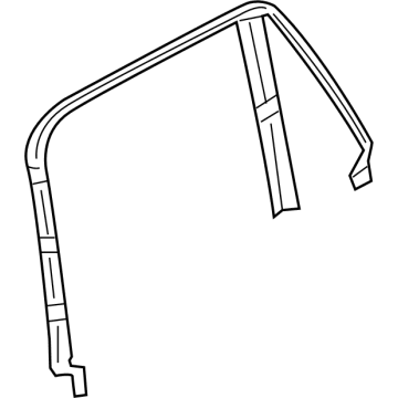 BMW 51-42-7-349-671 Cover, Window Frame, Door, Rear Left