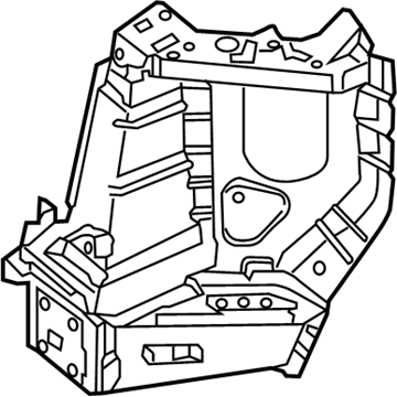 Nissan F2521-1PAMA Support-Radiator Core, Side LH