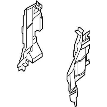Nissan 62822-1PA0A Guide-Air, Front RH