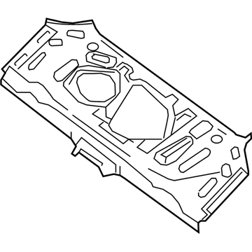 Nissan G4512-EM3MA Floor-Rear, Front
