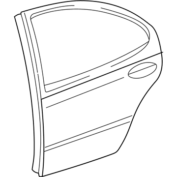 Mopar 5003236AG Door-Rear