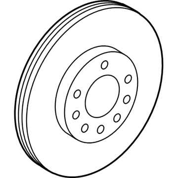 GM 95526658 Rear Brake Rotor Set