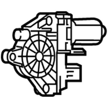 Mopar 68227231AA Front Door Window Regulator Motor