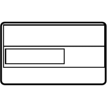 Lexus 11298-50550 Label, Emission Control Information