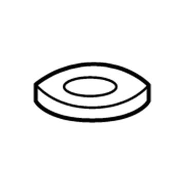 Hyundai 87257-38000 Pad-Rear Spoiler Mounting, Center