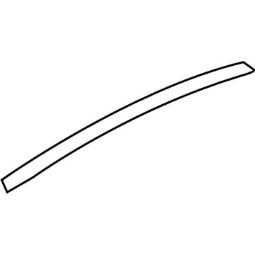 Hyundai 86382-2H000 Tape-Rear Door Black Frame Upper, LH