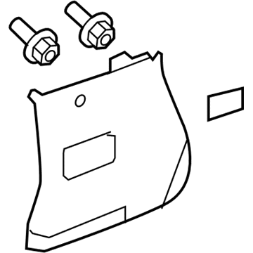 GM 22852956 Pillar Molding