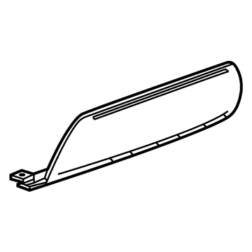 GM 85139540 COVER-RR BPR FASCIA TRLR HITCH *BLACK