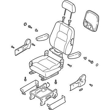 Kia 2K52Y57300E444 Seat-Rear 1ST, LH