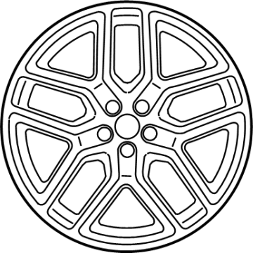 Ford FB5Z-1007-G Wheel, Alloy