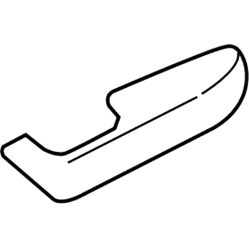 Hyundai 82710-4D000-KS Front Door Armrest Assembly Left