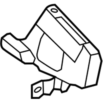 BMW 51-16-9-255-229 Drink Holder, Mounting, Lower Section