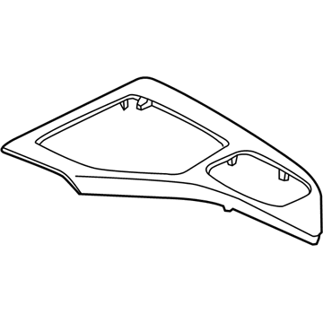 BMW 51-16-8-055-715 Trim, Centre Console, Aluminium., Cross-Ground