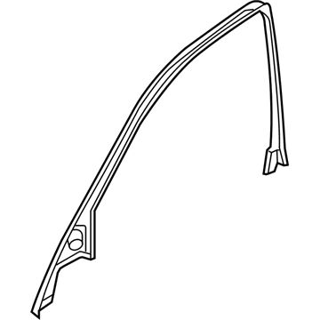 BMW 51-33-7-033-627 Cover, Window Frame, Door Front Left
