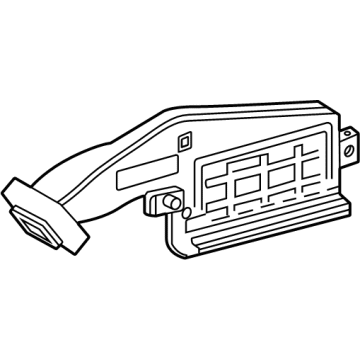 Lexus G92HA-62010 DUCT, CONVERTER COOL
