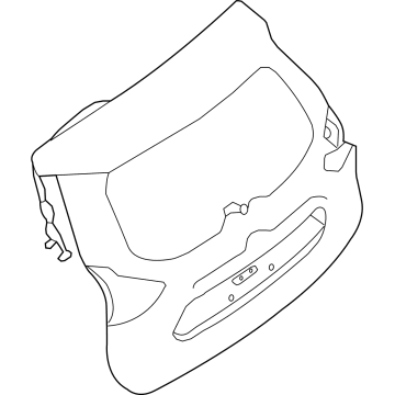 Nissan 9001A-9TG0B Door Assy-Back