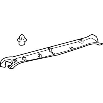 Lexus 64783-48080-A0 Trim, Back Window Panel, Upper