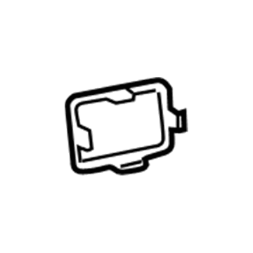 Lexus 67765-0E010-A0 Cover, Back Door Service Hole, NO.1