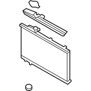 Hyundai 25310-1U200 Radiator Assembly