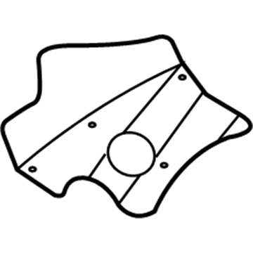 BMW 22-32-1-094-579 Gearbox Support Heat Resistant Plate