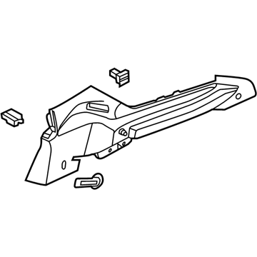 Ford F1EZ-5846808-AA Upper Quarter Trim