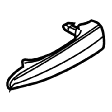 BMW 51-21-6-961-443 Front Left Exterior Door Pull Handle