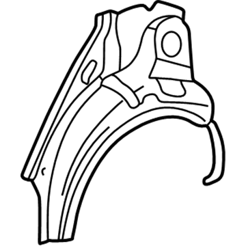 Lexus 61631-53020 Panel, Quarter Wheel House, Outer RH