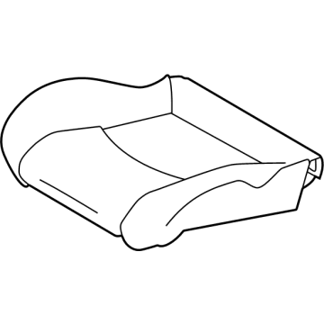 Nissan 87361-1EA2A Pad Front Seat Cushion