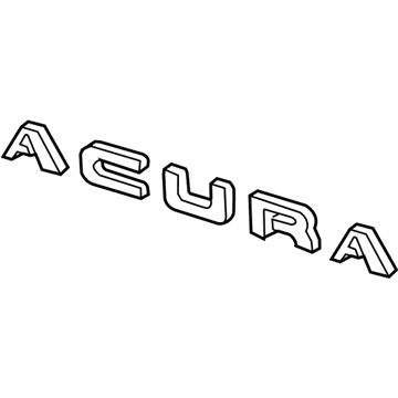 Acura 75711-SZ3-A00 Emblem, Rear (Acura)