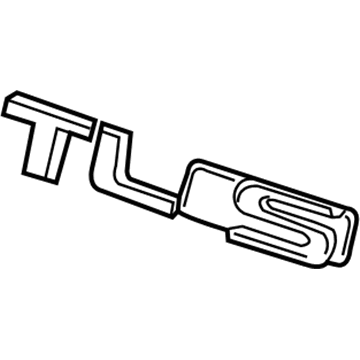 Acura 75722-SEP-A62 Emblem, Rear (Tl & Type-S)