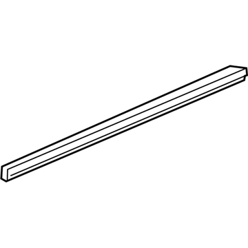 Honda 72835-SDC-A01 Weatherstrip, R. RR. Door (Inner)